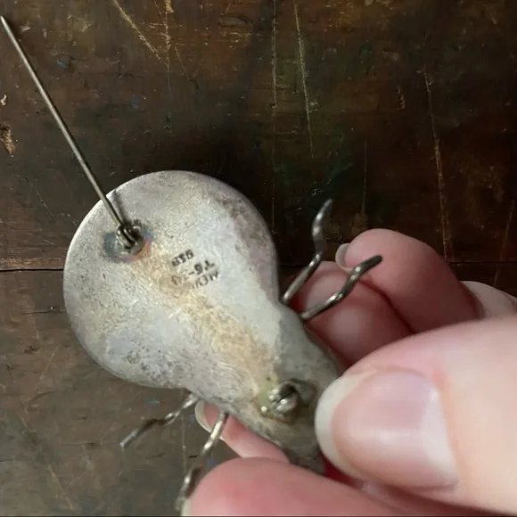 Vintage Taxco sterling pin beetle bug - Picture 7 of 8